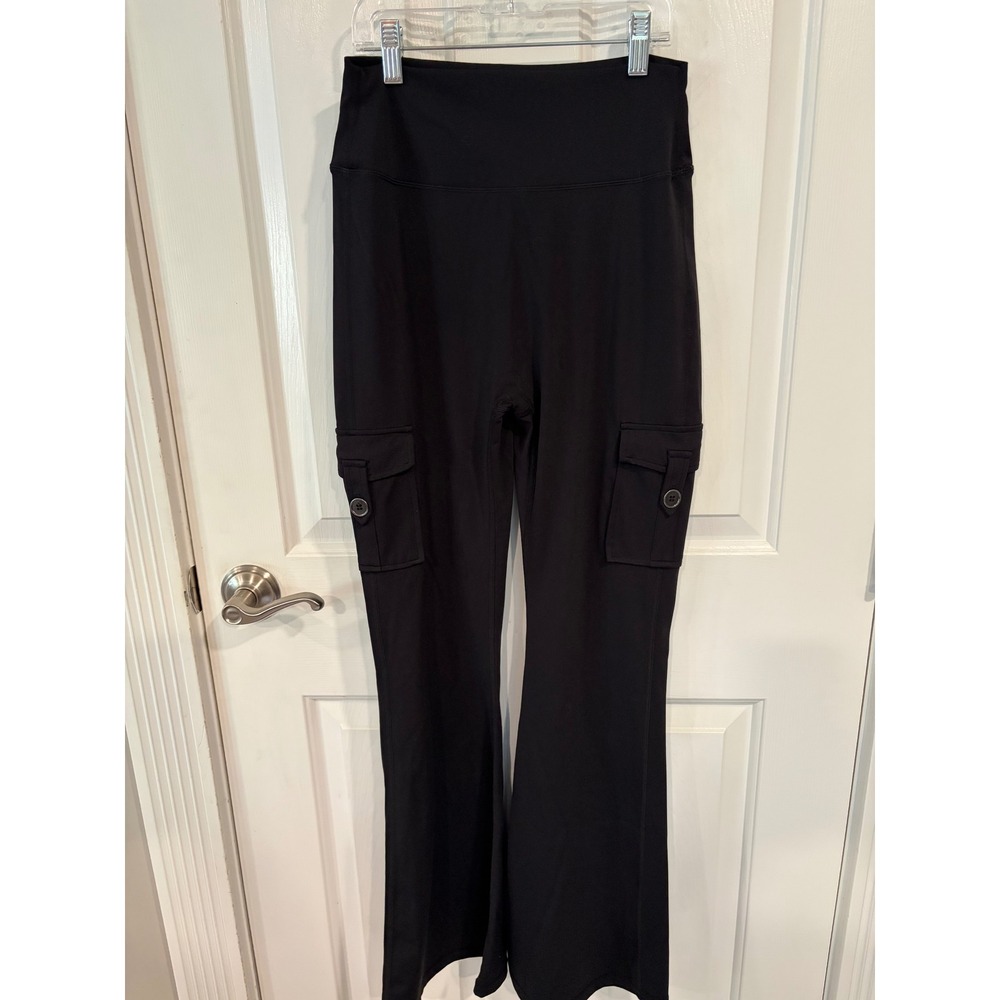 Woman's Yeoreo Size Large Coreflex Workout Scrunch Butt Leggings Pockets EUC